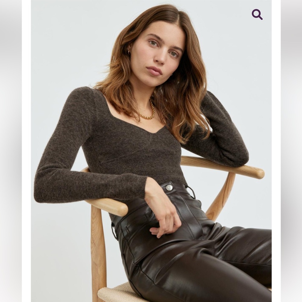 Aritzia Greer Sweater, Brown, Size XXS